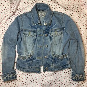 Embroidered Denim Jacket